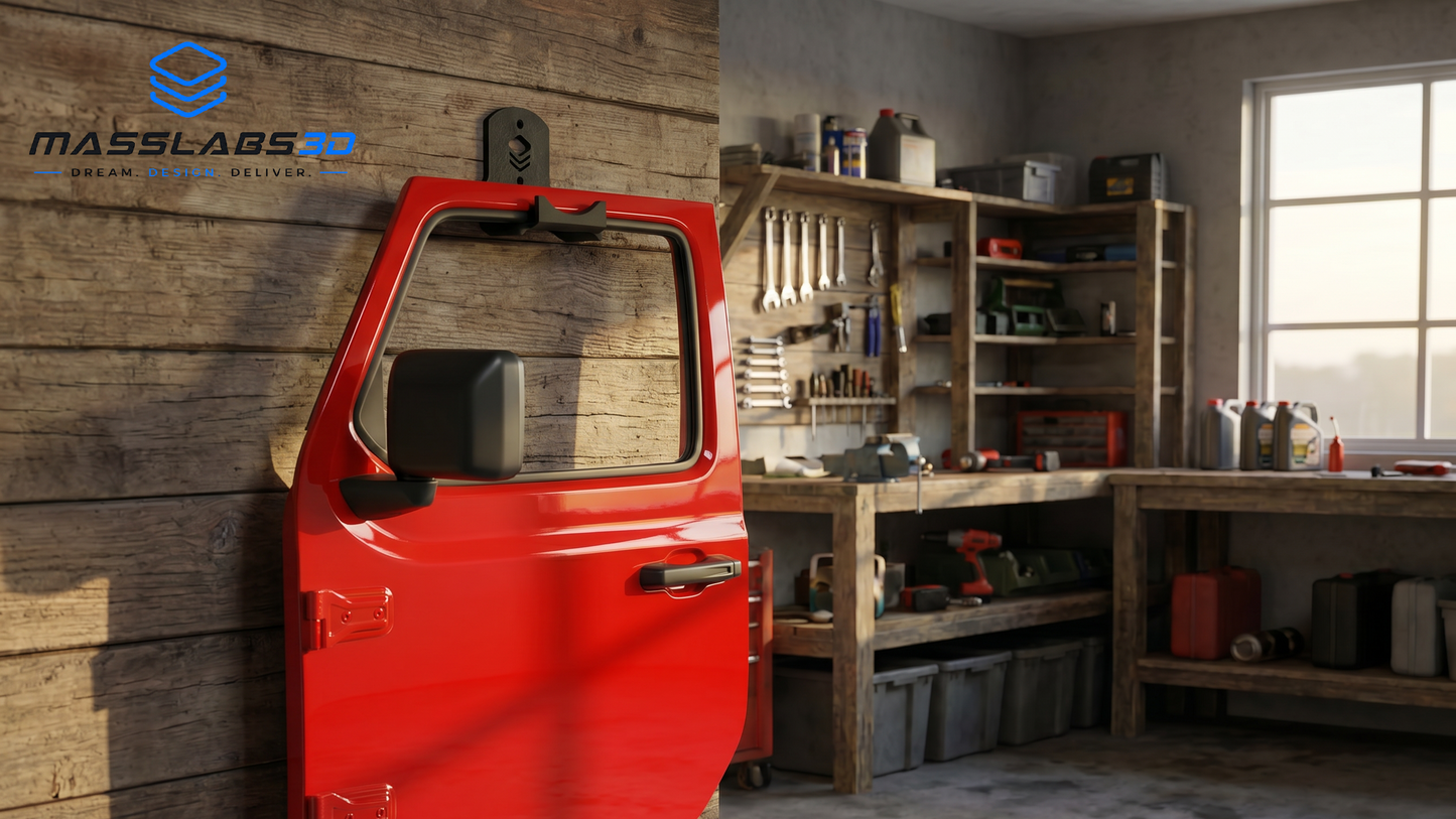 3D Printed Jeep Door Storage Hanger – Jeep Wranglers & Jeep Gladiators