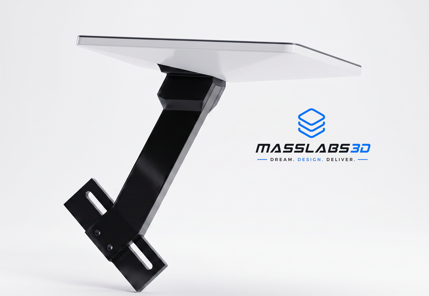 3D Printed Rear Rollbar Starlink Mini Mount – Jeep Wrangler JLU (Hardtop)