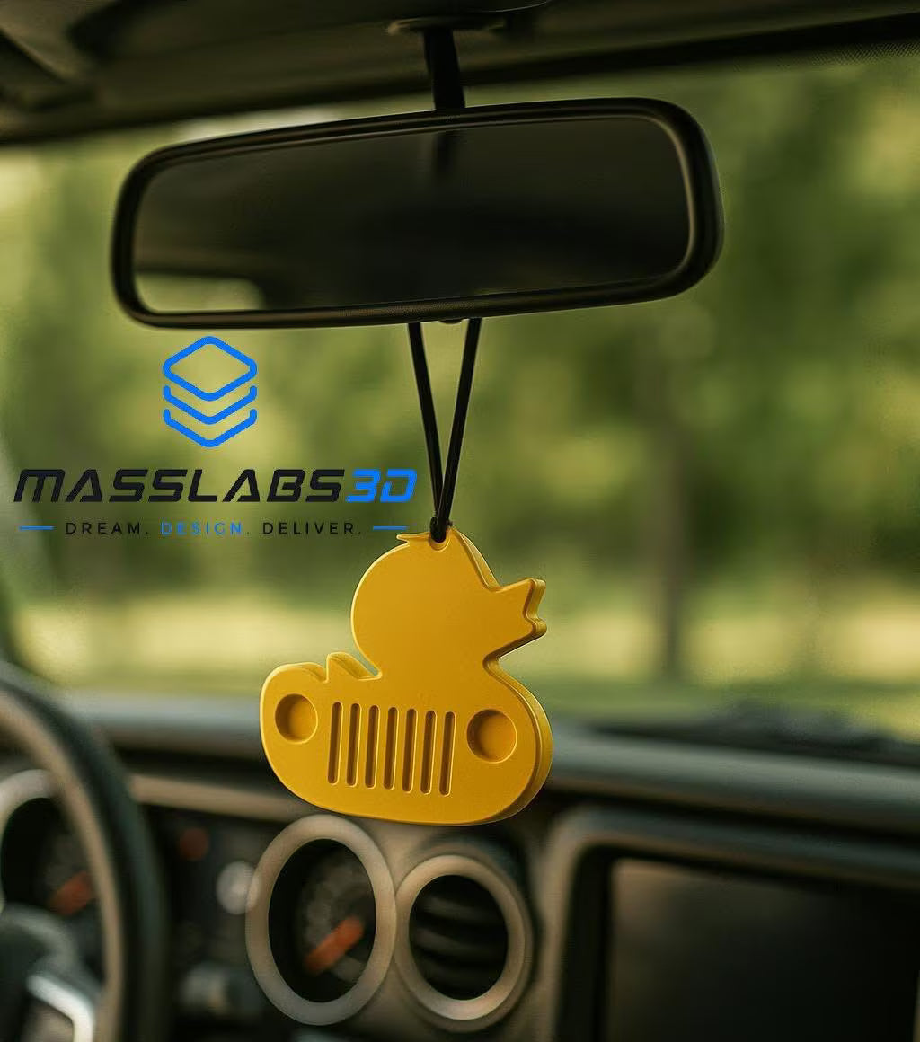 3D Printed Jeep Duck Air Vent Diffuser | Magnetic Two-Piece Aromatherapy Clip